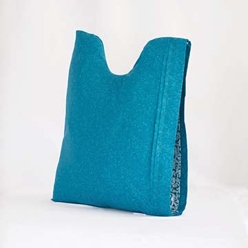 The Shell Pillow Teal Surgery Recovery Pillow